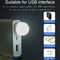 USB Plug Lamp Computer Mobile Power Charging USB Night Light (4pcs-White) Newly