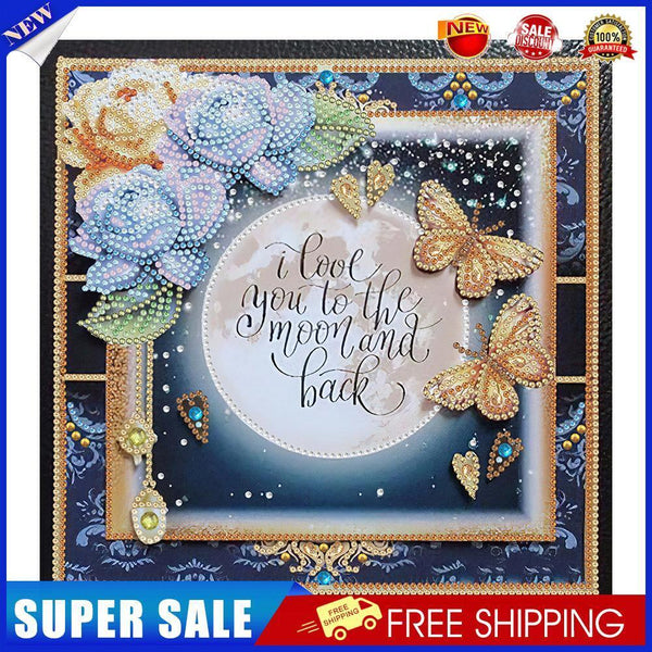 Partial Drill 5D DIY Special Shaped Diamond Painting Love Letter Kit (Y229)