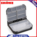 Fishing Tackle Box with Compartment Grids Lead Tool Storage Boxes Case Organizer