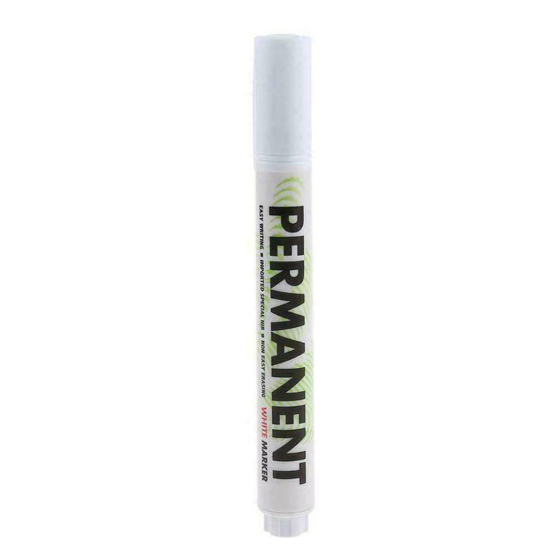 White Plastic Paint Graffiti Marker Pen Oil Gel For School Waterproof A8J1