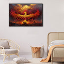 Flaming Phenix Oil Paint By Numbers Kits DIY Craft Coloring Drawing Home Decor