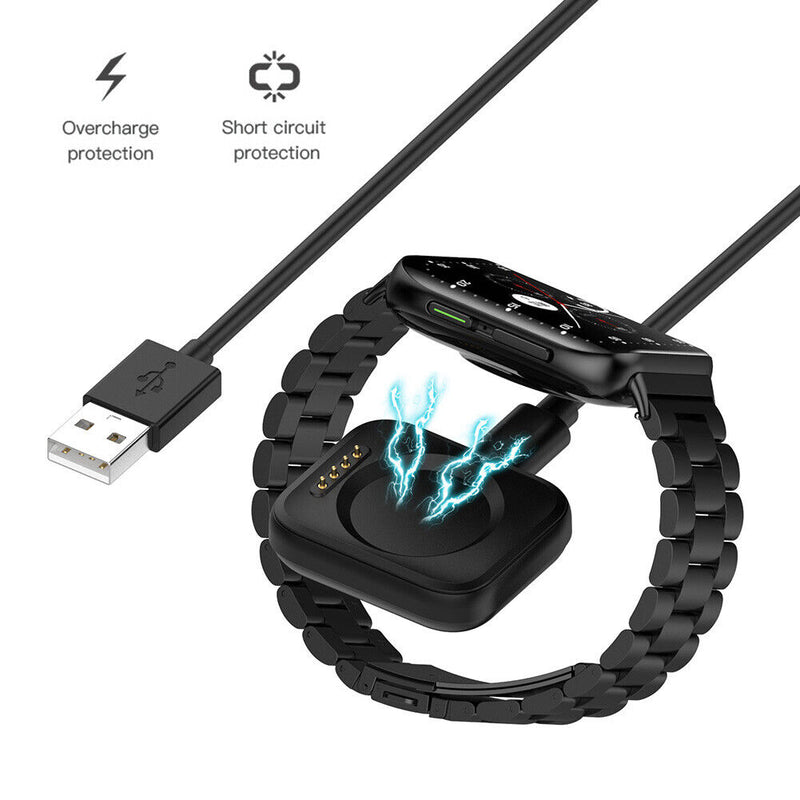 Universal USB Wireless Fast Charger Dock with 1m Charging Cable for OPPO Watch 2
