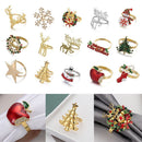Christmas Tree Table Decoration Christmas Supplies Mouth Ring Napkin Ring