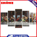 Full Cross Stitch 11CT Cotton DIY 5 Panels The Last Supper Handmade Stamped Gift