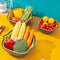 6pcs/Set Kitchen Drain Filter Fruit Vegetable Washing Basket Storage Sink R