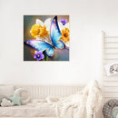 Animal Full Drill Round Diamond Picture DIY 5D Mosaic Butterfly Painting Kit