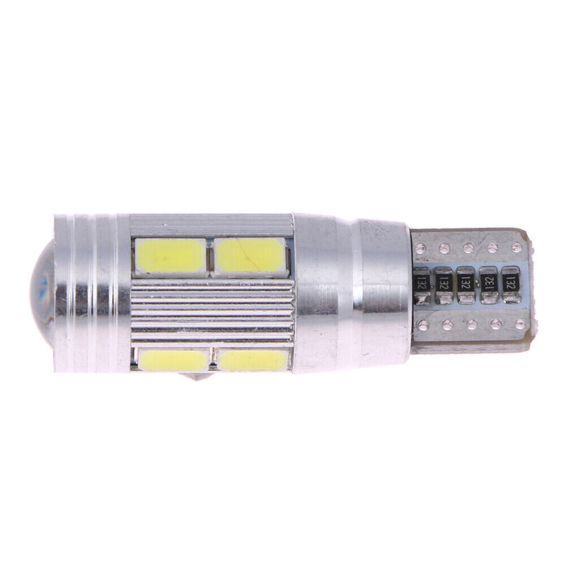 2Pcs T10 Car Bulb 5630 10 SMD W5W Car LED Lamp 12V Cars Parking Rear Leuc