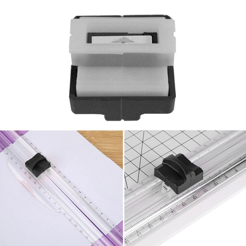 Paper Cutter Replacement Blade A4 Paper Trimmer Cutter Blade Refill Black Newly