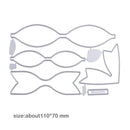 Bowknot DIY Craft Punching Molds Stencils Scrapbook Album Card Gift Embossing