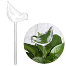 Glass Plant Flowers Water Feeder Self Watering Bird Device*1 Waterer F1Z3