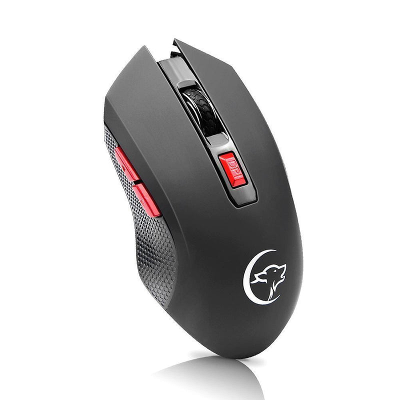 2.4G Wireless Gaming Mouse 2400DPI 6 Buttons Optical Mice with USB Receiver