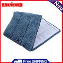 Coral Velvet Fiber Spray Mop Head Floor Cleaning Cloth Replacement Mop Cloth Blue