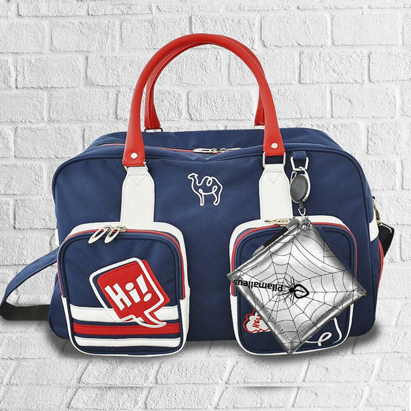 Square Golf Ball Cleaning Towel w/ Keychain Buckle Golf Balls Club Head Clean