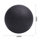 TPE Lacrosse Ball Sports Yoga Muscle Relax Roller Fitness Massage(Black) Newly