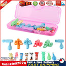 Kids Writing Pencil Holder Rubber Children Pen Aid Grip Tools Set (Red) Newly