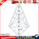 Art Ruler Squedge Transparent Quilting Sew Patchwork Ruler (45 12 in) Newly