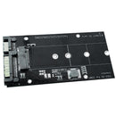 B Important M2 NGFF SSD 2.5" SATA Adapter Converter Card 2230-2280 with Metal