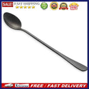Stainless Steel Long Handle Stirring Ice Spoon Coffee Tea Spoons Home Table