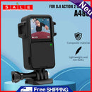 Action Camera Protective Frame Case with Interface for DJI Action 2 Shell Cov