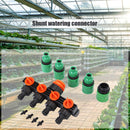 4 Way Hose Splitters Automatic Watering Pipe Linker Timer Garden Irrigation