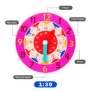 Children Montessori Wooden Clock Toys Early Preschool Teaching Aids for Child