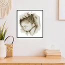 Holding Baby Partial Cross Stitch 14CT Counted Embroidery DIY Needleworks Newly