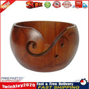 Handmade Wooden Yarn Bowl Crochet Organizer Storage Knitting Holder (A) Newly