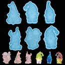 Silicone Moulds Jewelry Making Tool Christmas Keychain Molds Garden Elves Mold