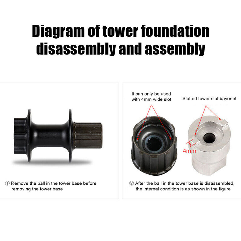 VXM MTB Mountain Road Bike Freehub Body Remover Installer Tool Universal Newly