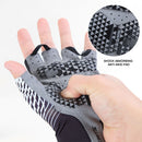 Non-Slip Half Finger Bike Cycling Gloves Sunscreen Fingerless Gloves (M) Newly