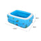 Square Basin Bathtub Inflatable Swimming Pool Infants Outdoors Sports Play To