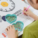 5D DIY Diamond Painting Tray Plastic Heart Shape Rhinestone Drill Plate Crafts