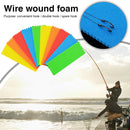 10pcs Fishing Main Line Winding Boards Fishing Line Spindle Spool Fishing Gea