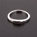 Women Fashion Accessories Jewelry Mom Letter Ring Family Mother's Day Gift