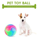 Flashing Elastic Teddy Dog Rubber Ball Pet Color Durable Interact Light up
