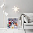 Santa Claus 5D DIY Full Round Drill Diamond Painting Manual Decor Artwork C
