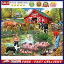 DIY Diamond Painting Kits Rural Farm Full Round Drill Wall Home Decoration Gi