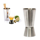 Steel Double Single Shot Measure Jigger Spirit Bar Cup CL D Cocktail X6W5