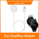 USB Cable Charging Dock for OnePlus Watch Magnetic Charger Holder (White) Newly