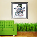 5D Diamond Painting Christmas Snowman Embroidery Cross Stitch Craft