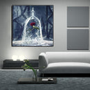 Red Rose 5D Diamond DIY Painting Kit Home Decor Craft 30 X 30cm