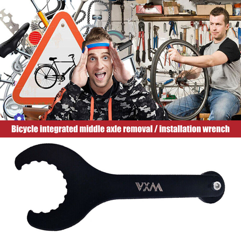 Mountain Bike Axis Wrench Bottom Bracket Bicycle Crankset Install Spanner