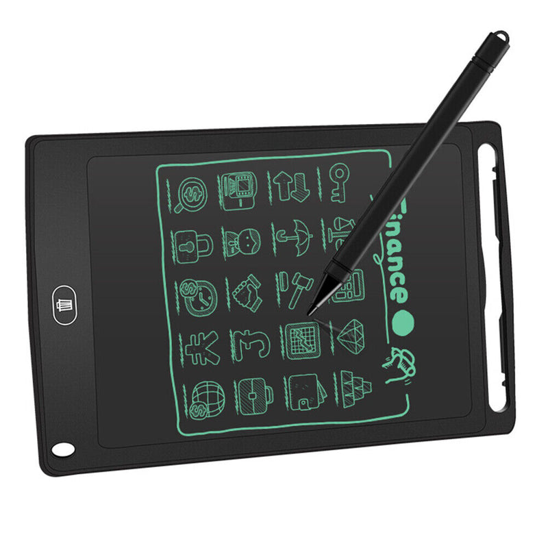 8.5 inch Digital LCD Writing Tablet Ultra-Thin Drawing Pad with Pen (Black)
