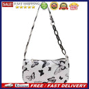 Retro Women Butterfly Leopard Zebra Cow Print Shoulder Bag Casual Underarm Bags