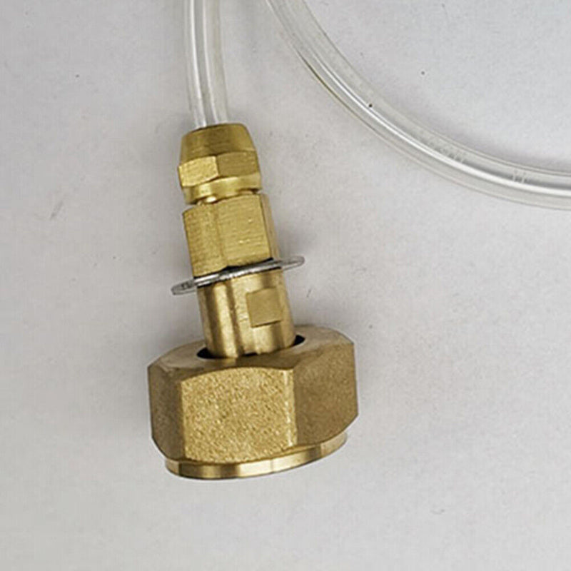 Outdoor Camping Hiking Gas Stove Refill Adapter for Flat Cylinder Tank (A)