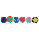 JUNERAIN 6pcs/Set Plastic Sponge Paint Graffiti Brushes DIY Drawing Toys Di