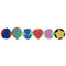 JUNERAIN 6pcs/Set Plastic Sponge Paint Graffiti Brushes DIY Drawing Toys Di