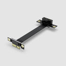 Ribbon Extension Cable Male-to-Female PCI-E3.0 1X Adapter Cable (90-Degree)