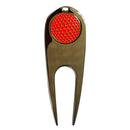 Magnetic Golf Divot Repair Tool Pitch Groove Cleaner Pitchfork Color Random