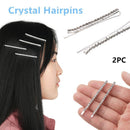 Style Bling  Crystal Hairgrip Hair Clips Rhinestones Hairpins  Metal Barrette